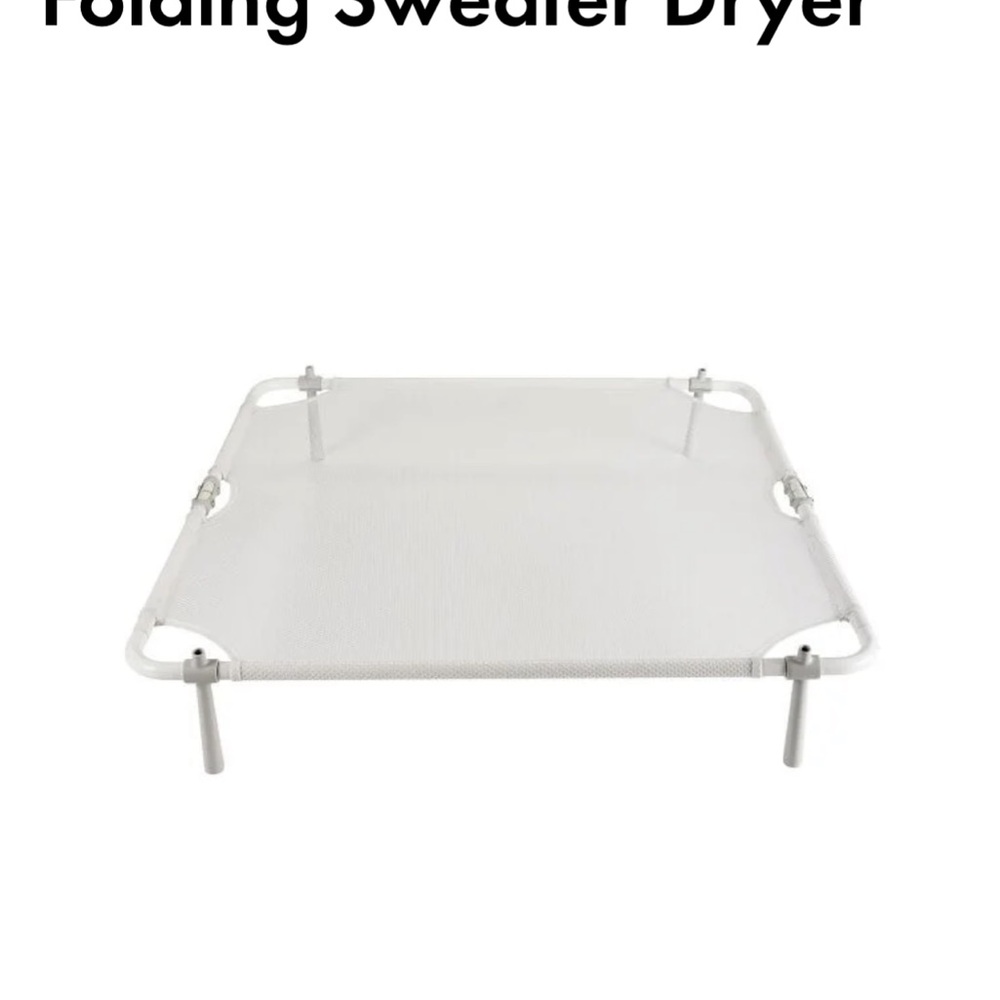 White Folding Sweater Dryer